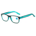Anti Blue Light Reading Glasses Fashion Women Men Clear Sqaure Computer Eyeglasses Spring Legs Frame Eyewear 3