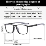 8-pay Value Pack of Reading Glasses Fashionable Two-tone Glasses for Men and Women Magnifying Glasses 4