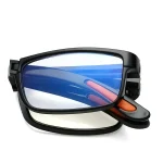 Folding Reading Glasses with Case Anti Blue Light Eyeglasses Retro Unisex Pocket Glasses Portable Glasses Men Women 4