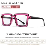 3 Pairs Oversize Reading Glasses Women Trendy Square Fashion Transparent Magnification Eyewear Glasses +150 +200 6