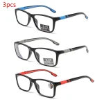 3PCS Sports Reading Glasses Men Women - Comfortable, Stylish Readers with Lenses