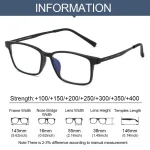 High Quality Pure Titanium Reading Glasses for Men Anti Blue Light Eyewear with Diopter+1.0 To +4.0 6
