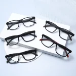 3PCS 3 Pairs Fashion Square Frame Blue Light Blocking Reading Glasses for Women & Men 3