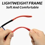 8-pay Value Pack of Reading Glasses Fashionable Two-tone Glasses for Men and Women Magnifying Glasses 2