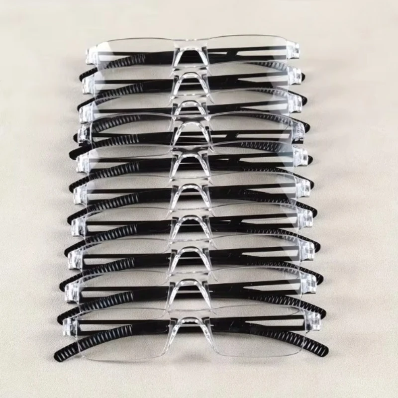 5/10PCS Small Frame Square Reading Glasses for Men and Women, Lightweight and Portable High-definition Reading Glasses 2