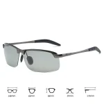 Men Polarized Sunglasses Driving Fishing Chameleon Glasses Change Color Sun Glasses Day Night Vision UV400 Eyewear 6