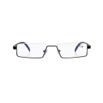 Metal Anti-Blue Light Reading Glasses Men Half Frame Eyeglasses Male Reading Glasses 3