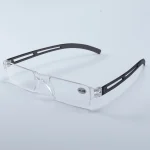 5/10PCS Small Frame Square Reading Glasses for Men and Women, Lightweight and Portable High-definition Reading Glasses 6