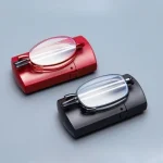 Gift Case Foldable Reading Glasses +1.00 to +4.00 Strength Men Women Anti Blue Light Farsightedness Eyewear 4