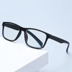 3PCS 3 Pairs Fashion Square Frame Blue Light Blocking Reading Glasses for Women & Men 4