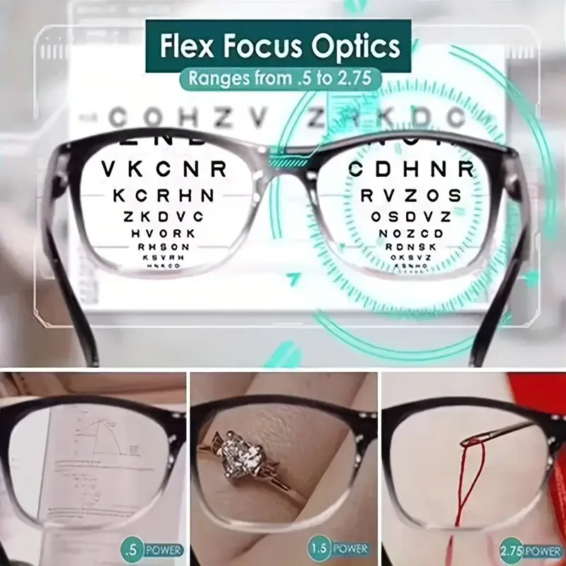 Multifocal Reading Glasses Women Men Auto Adjusting Bifocal Glasses For Readers Multifocal Reading Glasses Women Men Auto Adjusting Bifocal Glasses For Readers