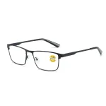 Men Business Reading Glasses Frame for Reader Mens Blue Light Blocking Eyeglasses Classic Spectacles Diopte 4