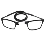 Portable Folding Reading Glasses High Definition Resin Fashion Eyeglasses