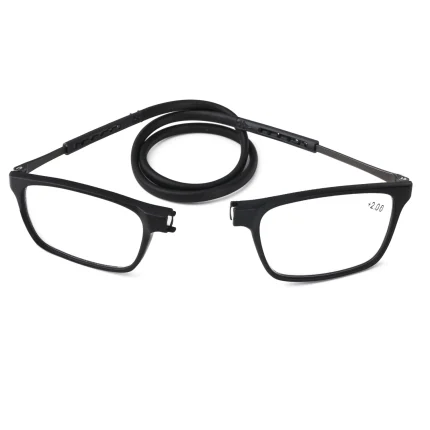 Portable Folding Reading Glasses High Definition Resin Fashion Eyeglasses