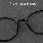 Ultralight Titanium Alloy Reading Glasses For Men And Women Retro Round Anti blue Light Glasses 0 +100 +150 +250 4