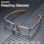 Fashion TR90 Reading Glasses for women Spring Leg Sports Glasses Anti Blue Light Glasses +100 ~+400 3